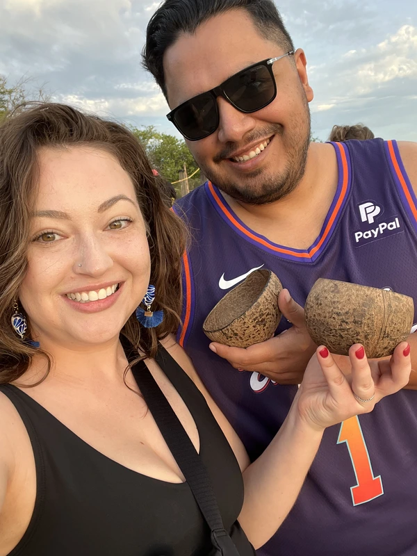 Coconuts by the water