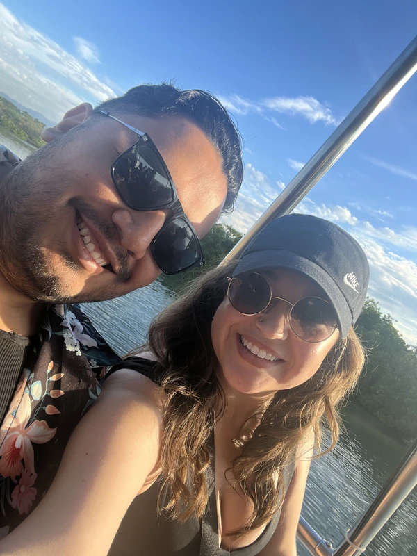 Together on a boat