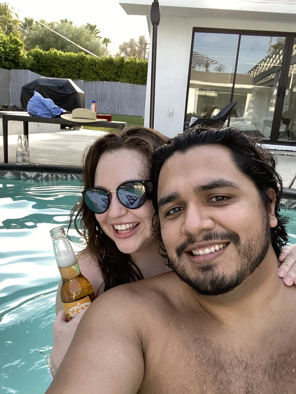 An afternoon by the pool