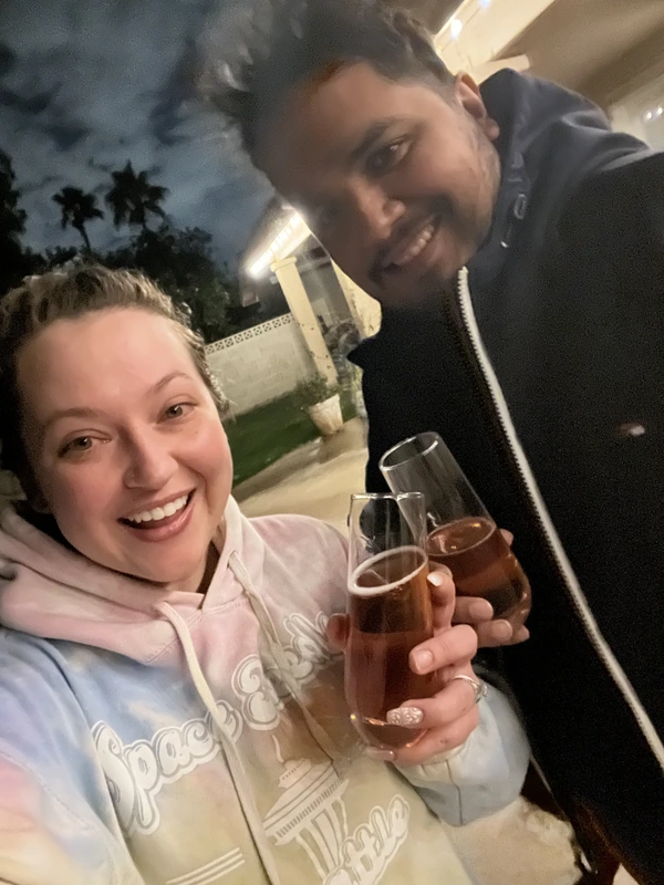 A toast together