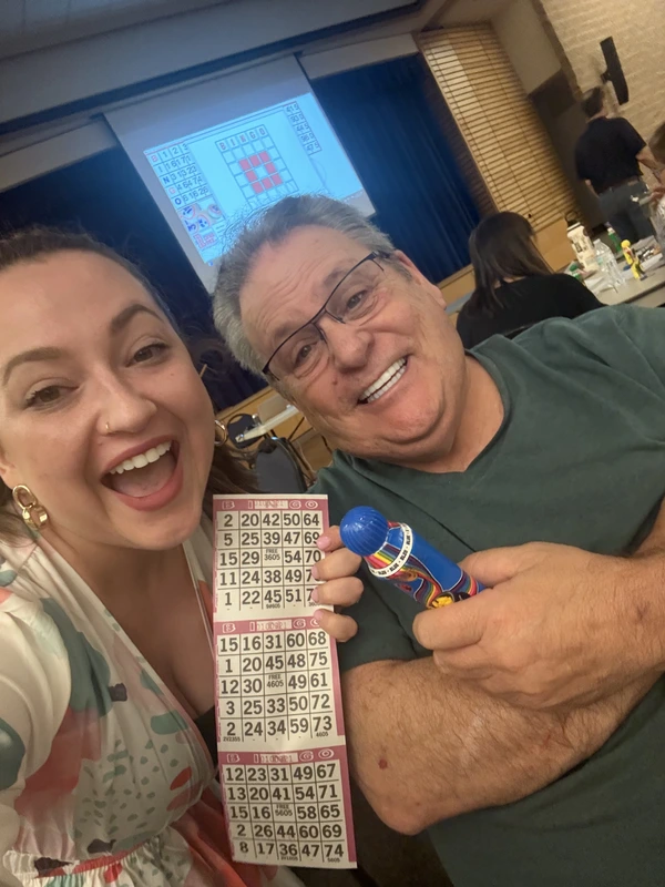 A little friendly bingo competition