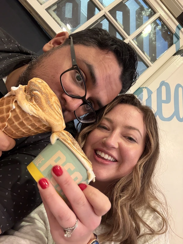Stopping for ice cream