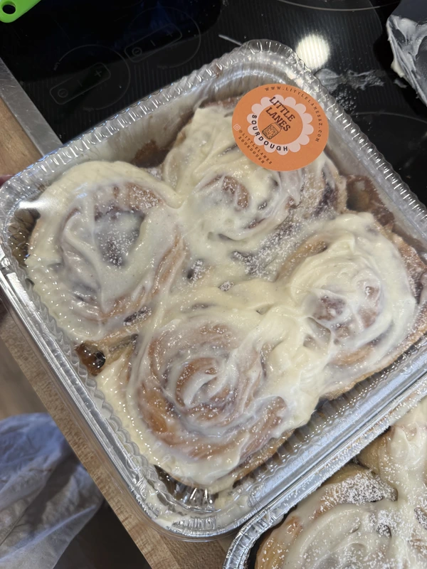 Fresh cinnamon rolls