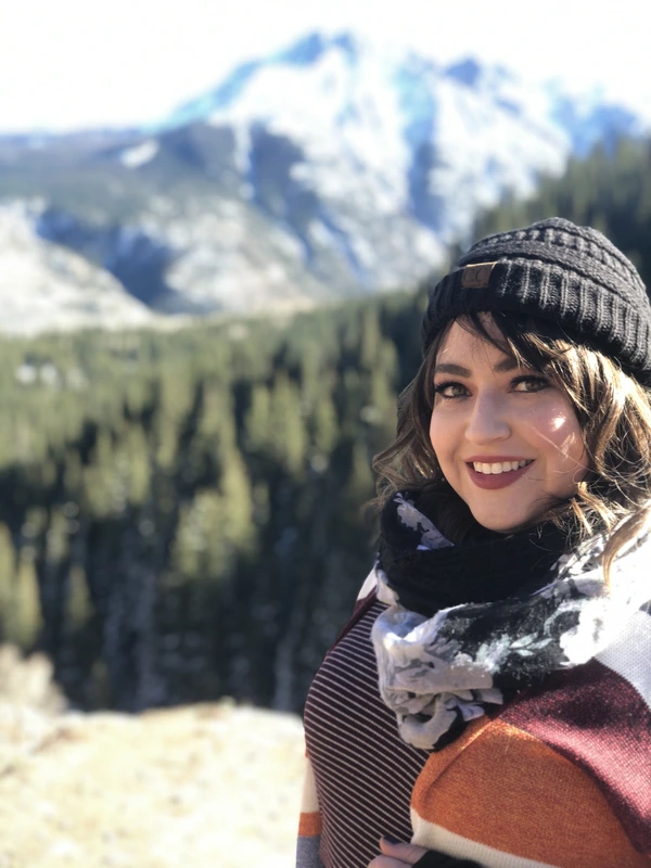 Elena in the mountains