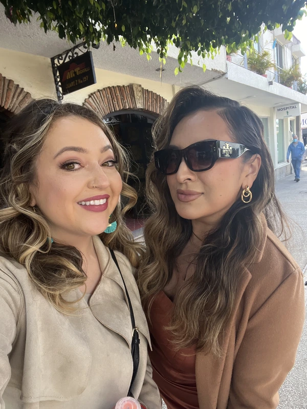 Smiling together
